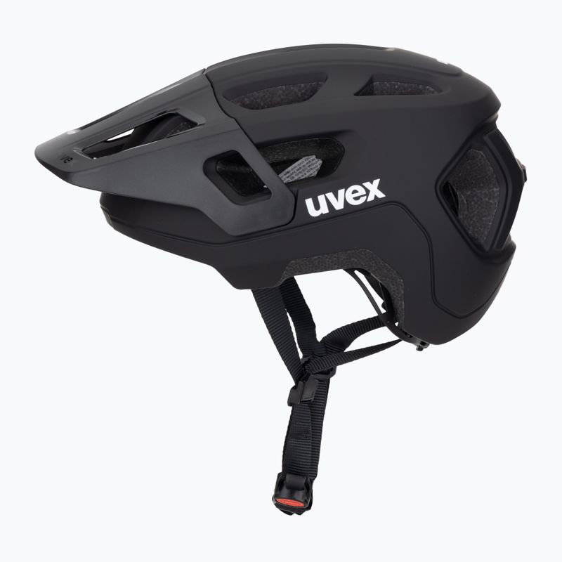 Kask rowerowy dziecięcy UVEX React Jr black matte 3