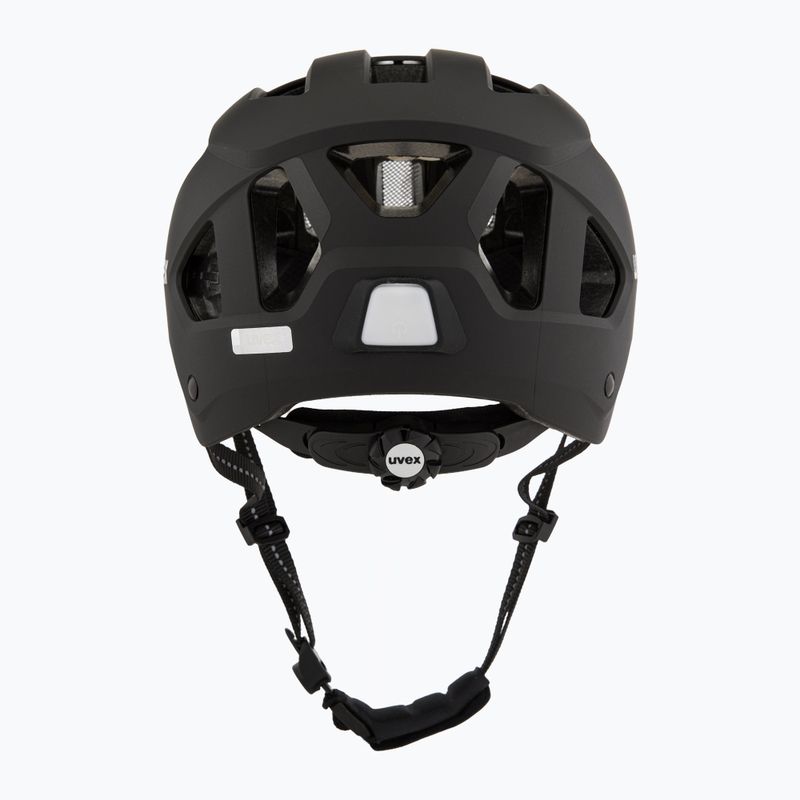 Kask rowerowy UVEX Stride Visor black matt/litemirror silver 4
