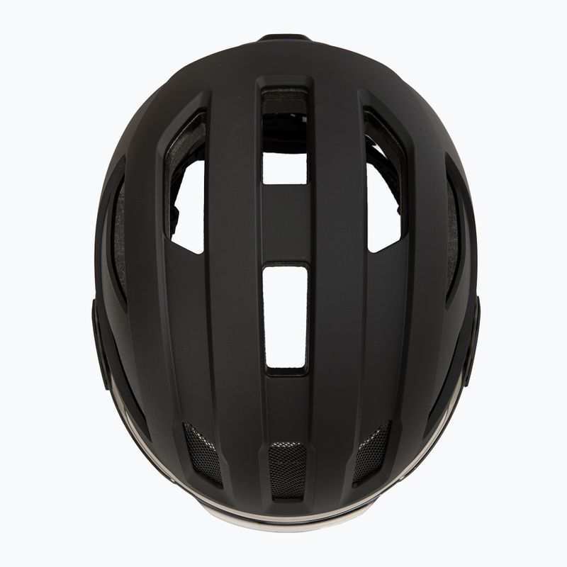 Kask rowerowy UVEX Stride Visor black matt/litemirror silver 6