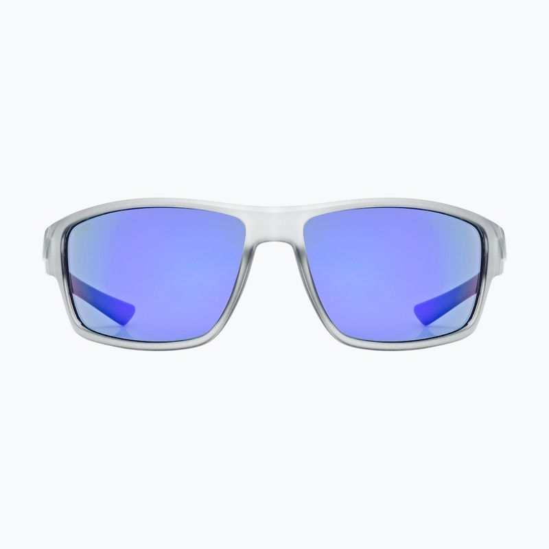 Okulary przeciwsłoneczne UVEX Sportstyle 230 smoke matt/mirror blue 2