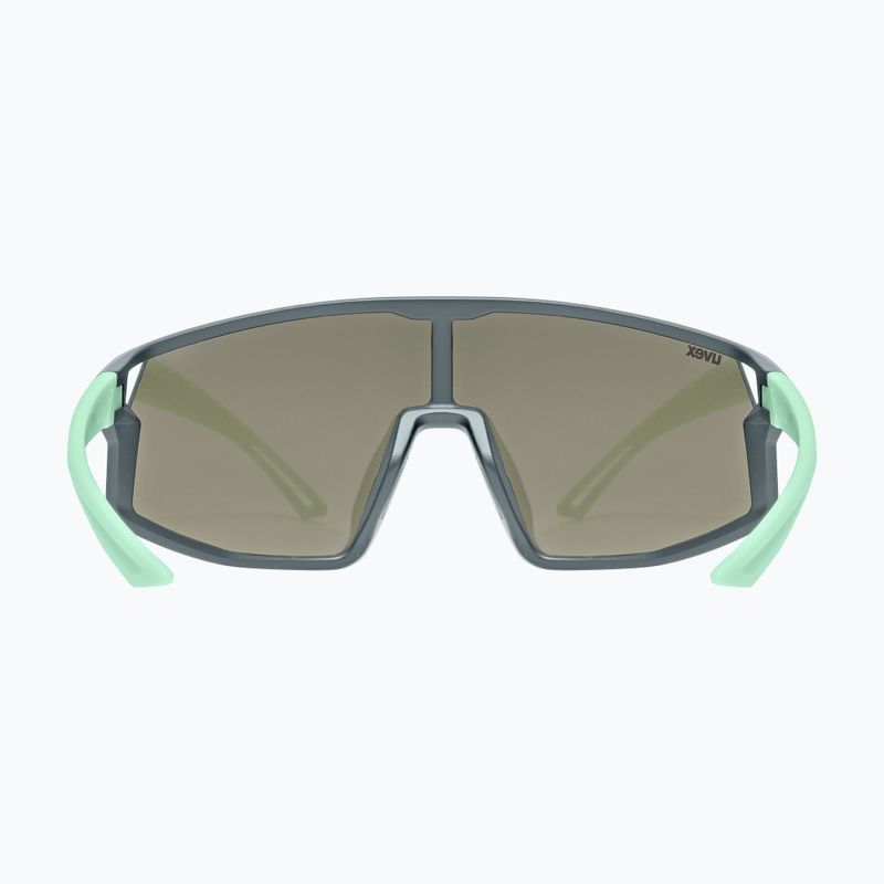 Okulary przeciwsłoneczne dziecięce UVEX Skyryse Jr grey/green matt/mirror blue 3
