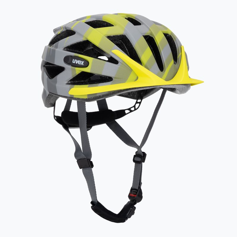 Kask rowerowy UVEX Air Wing CC grey/lime matt