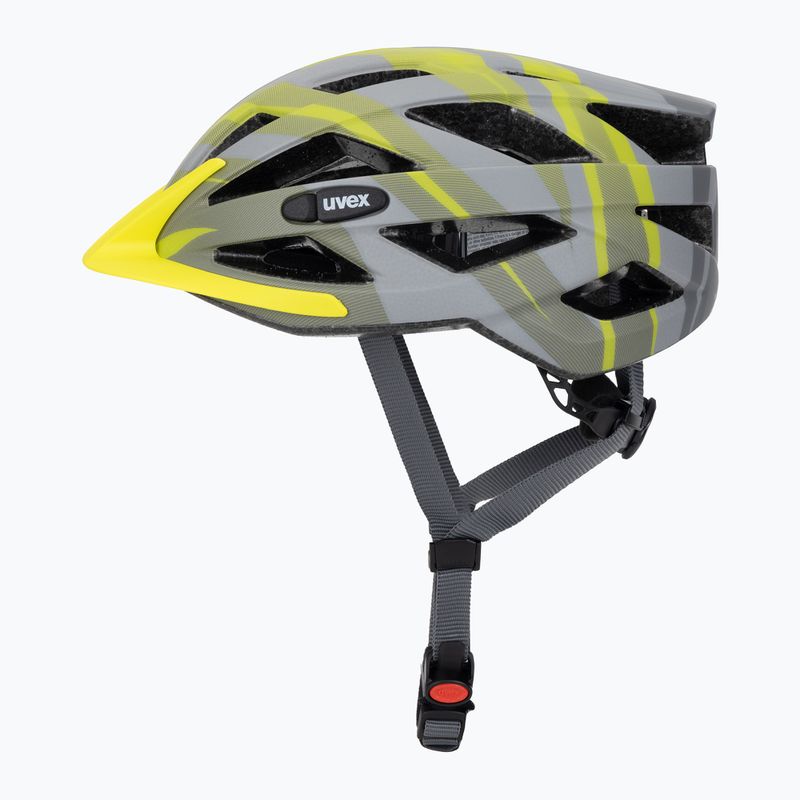 Kask rowerowy UVEX Air Wing CC grey/lime matt 3