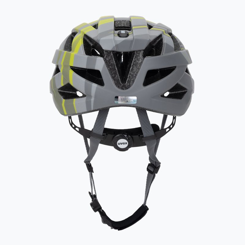 Kask rowerowy UVEX Air Wing CC grey/lime matt 4