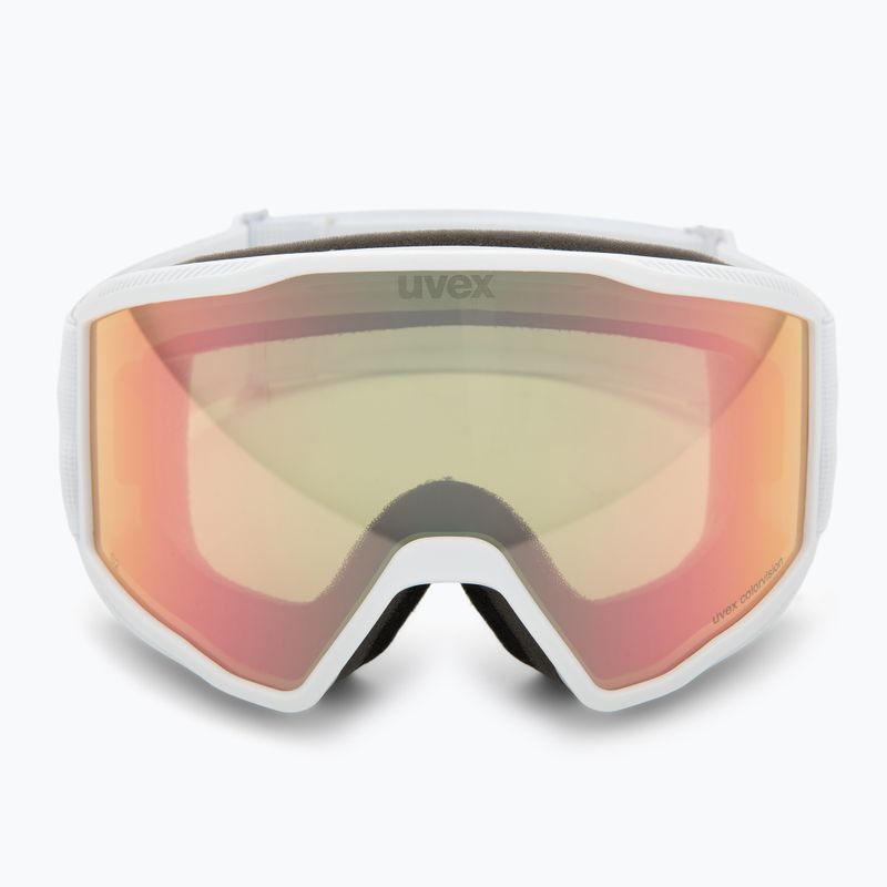 Gogle narciarskie UVEX Blast CV white matt/mirror rose 2