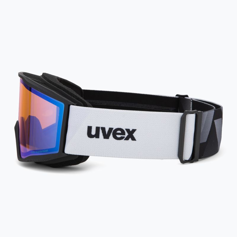Gogle narciarskie UVEX Blast FM black matt/mirror blue 4