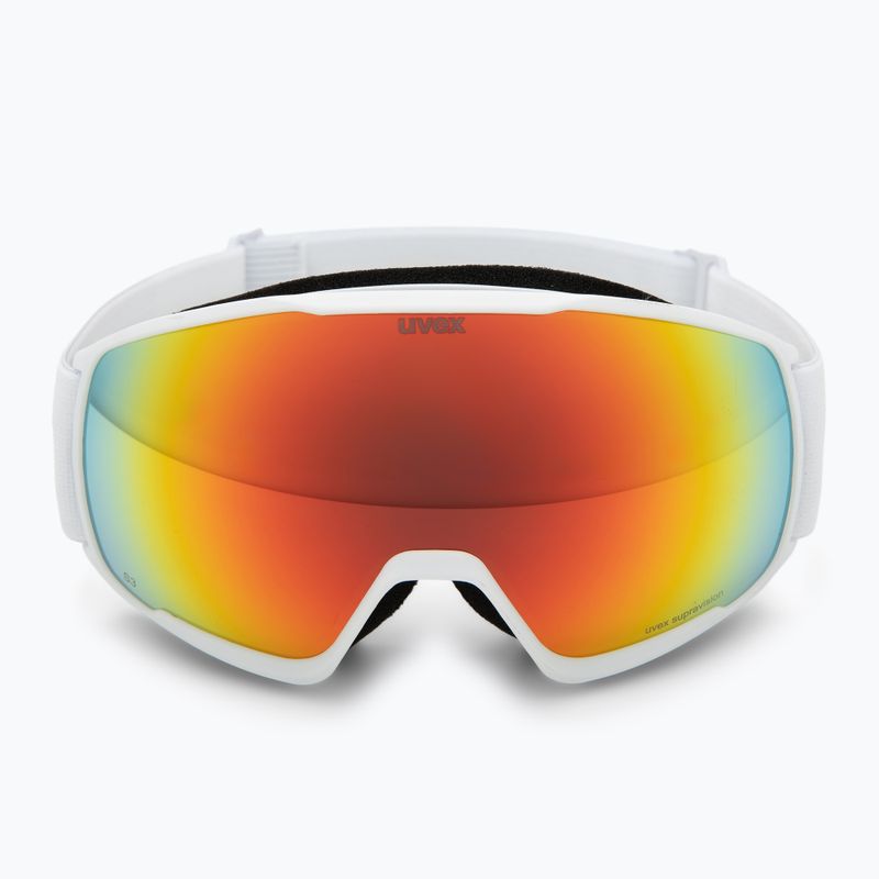 Gogle narciarskie UVEX Victorious S FM white matt/mirror orange 2