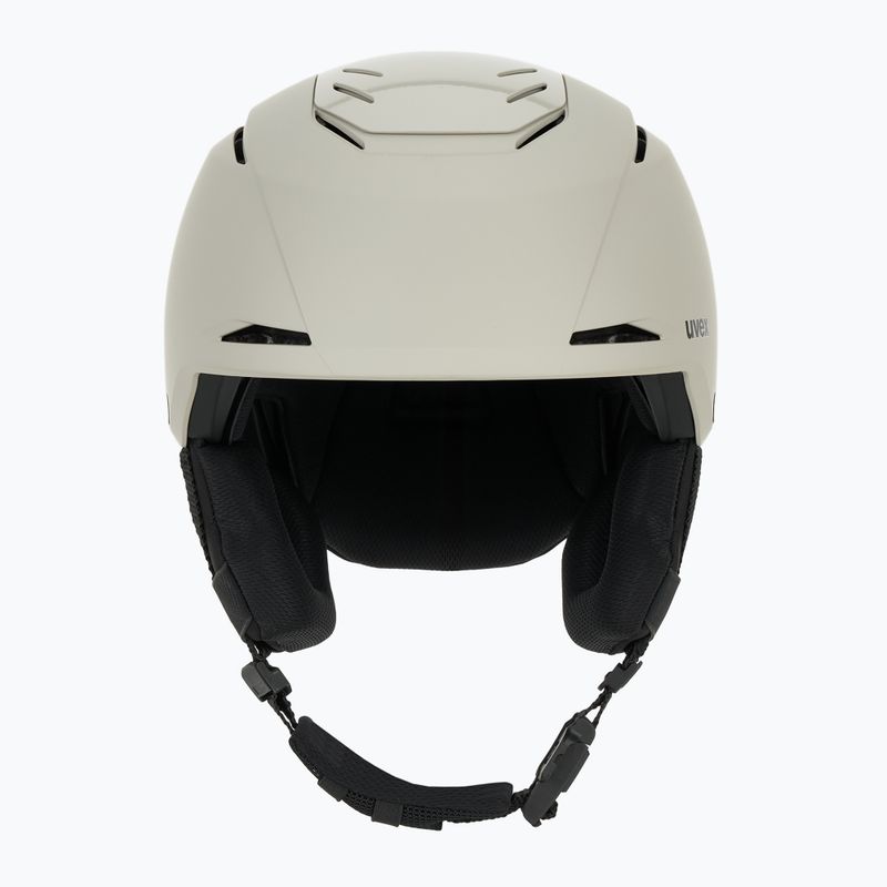 Kask narciarski UVEX Resolution warm grey/black matt 2