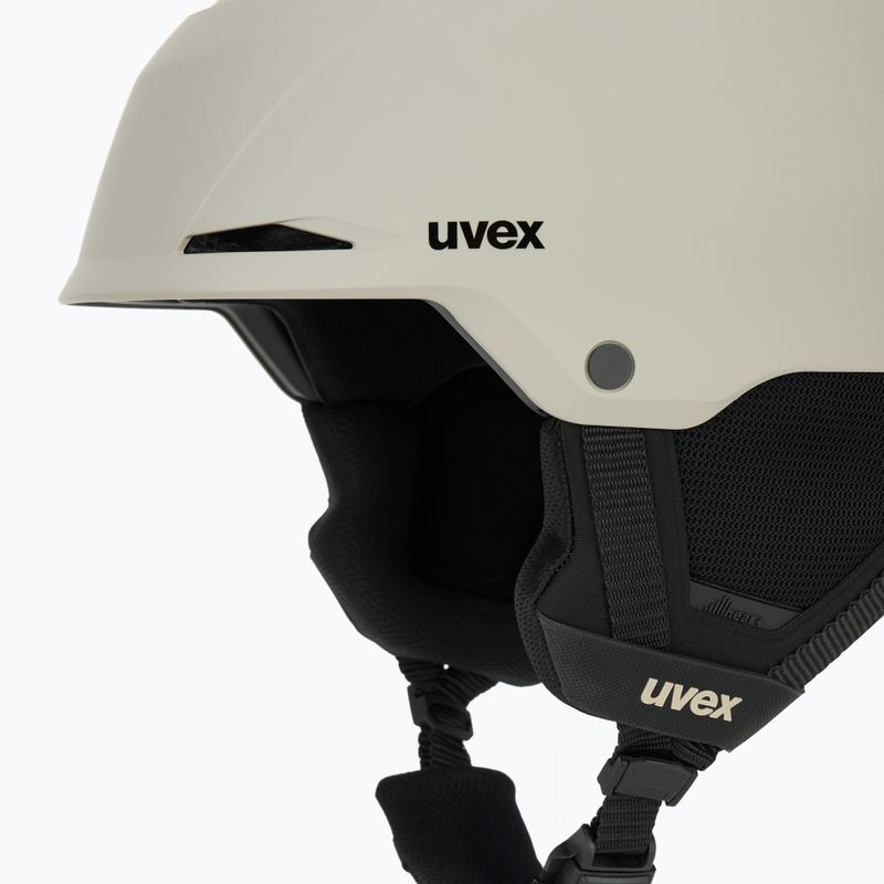 Kask narciarski UVEX Resolution warm grey/black matt 7