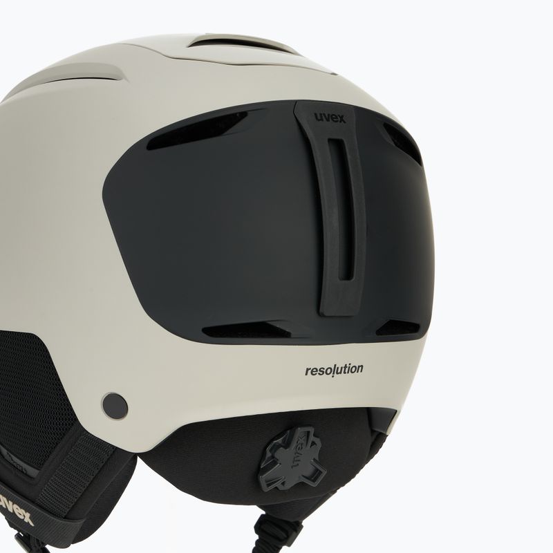 Kask narciarski UVEX Resolution warm grey/black matt 8