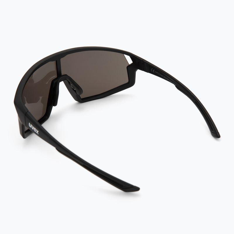 Okulary przeciwsłoneczne UVEX Skyryse black matt/mirror silver 2
