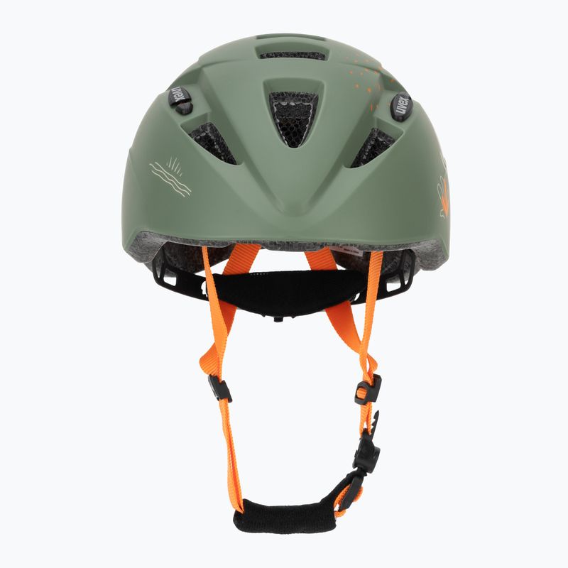 Kask rowerowy dziecięcy UVEX Kid 2 CC sage green dino matt 2