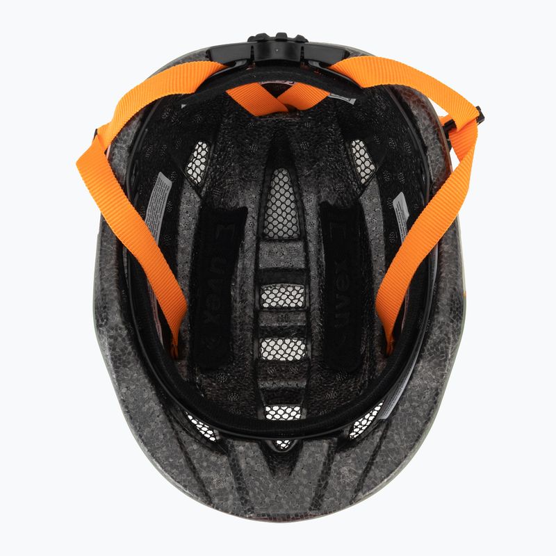 Kask rowerowy dziecięcy UVEX Kid 2 CC sage green dino matt 5