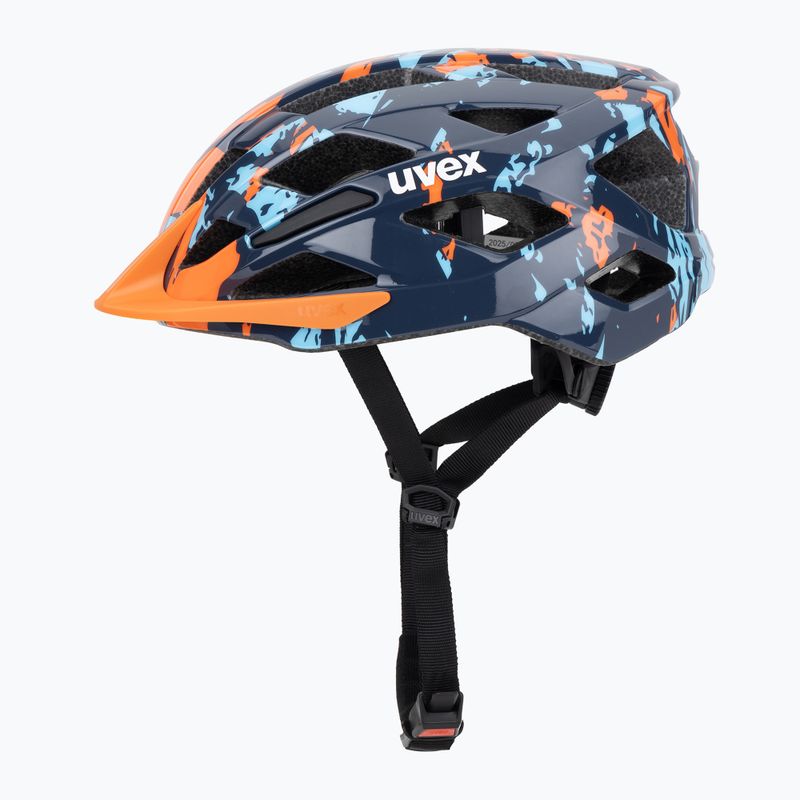 Kask rowerowy dziecięcy UVEX Air Wing 2 papaya/bubble blue 3