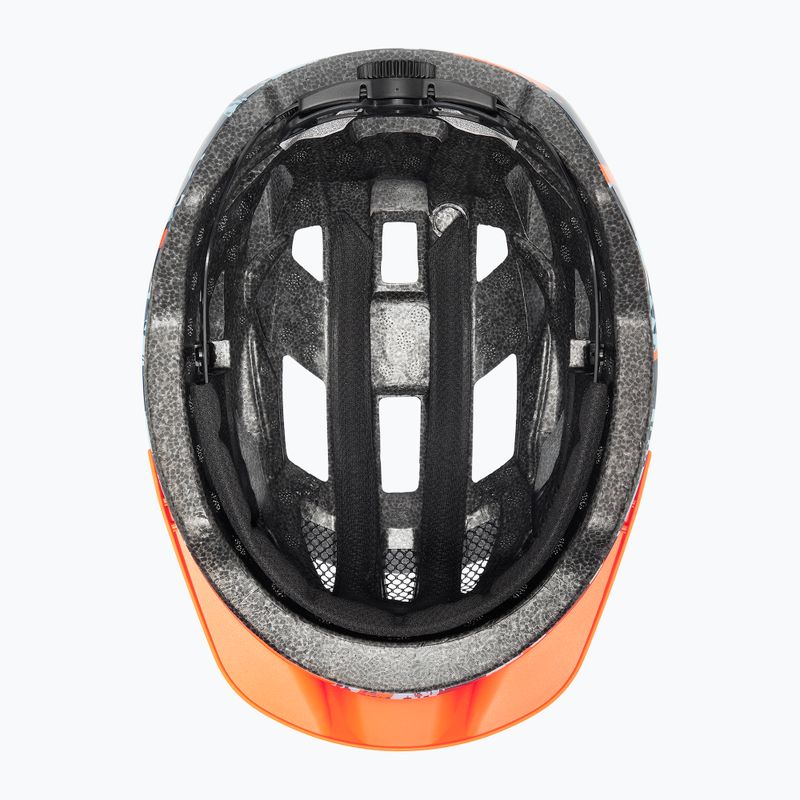 Kask rowerowy dziecięcy UVEX Air Wing 2 papaya/bubble blue 12