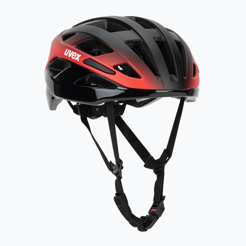Kask rowerowy UVEX I-Volute black/red matt
