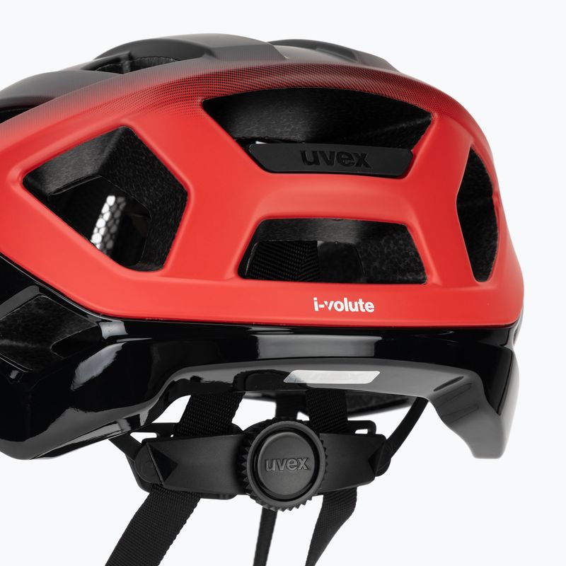 Kask rowerowy UVEX I-Volute black/red matt 8