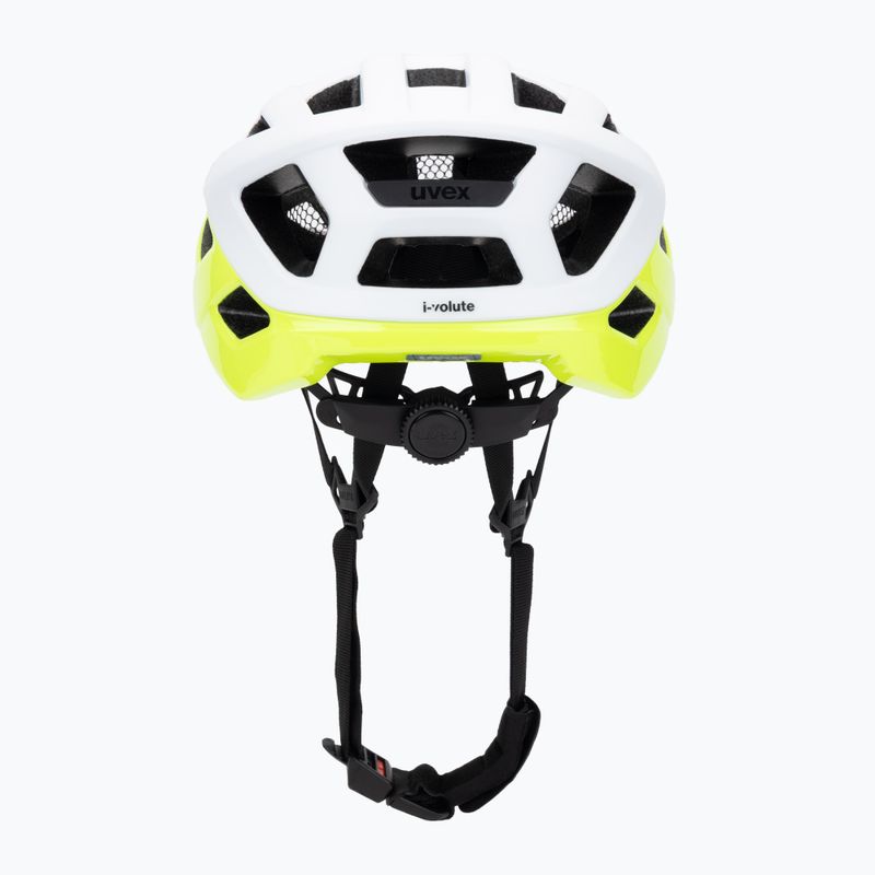 Kask rowerowy UVEX I-Volute white/neon yellow matt 4