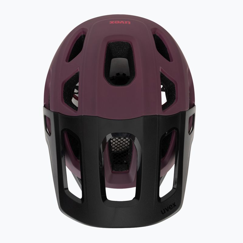 Kask rowerowy dziecięcy UVEX React Fullface Jr cranberry matt 6