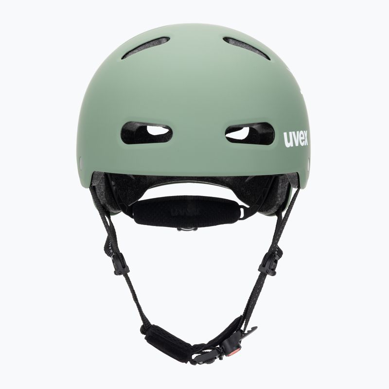 Kask dziecięcy UVEX Kid 4 Style bam moss green/papaya matt 2