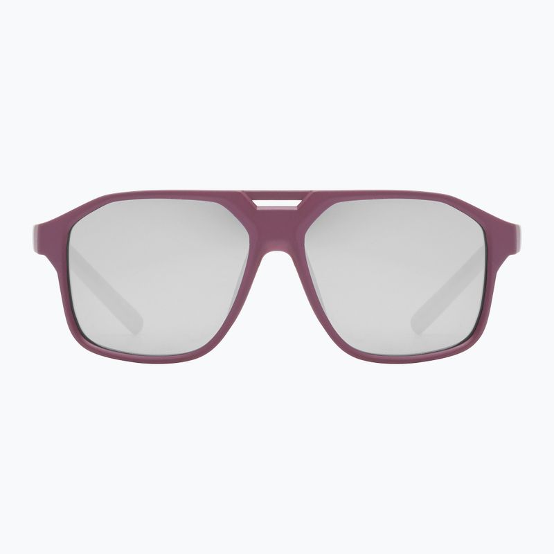 Okulary przeciwsłoneczne dziecięce UVEX Cosmic Jr cranberry/grey matt/mirror silver 2