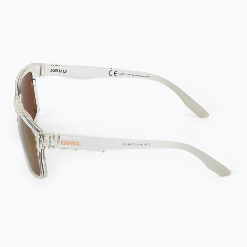 Okulary przeciwsłoneczne UVEX Poise clear/mirror gold 4