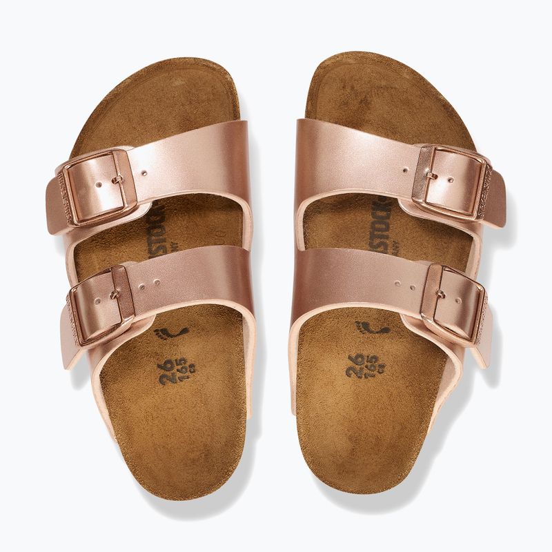 Klapki dziecięce BIRKENSTOCK Arizona BF Narrow electric metallic copper 8