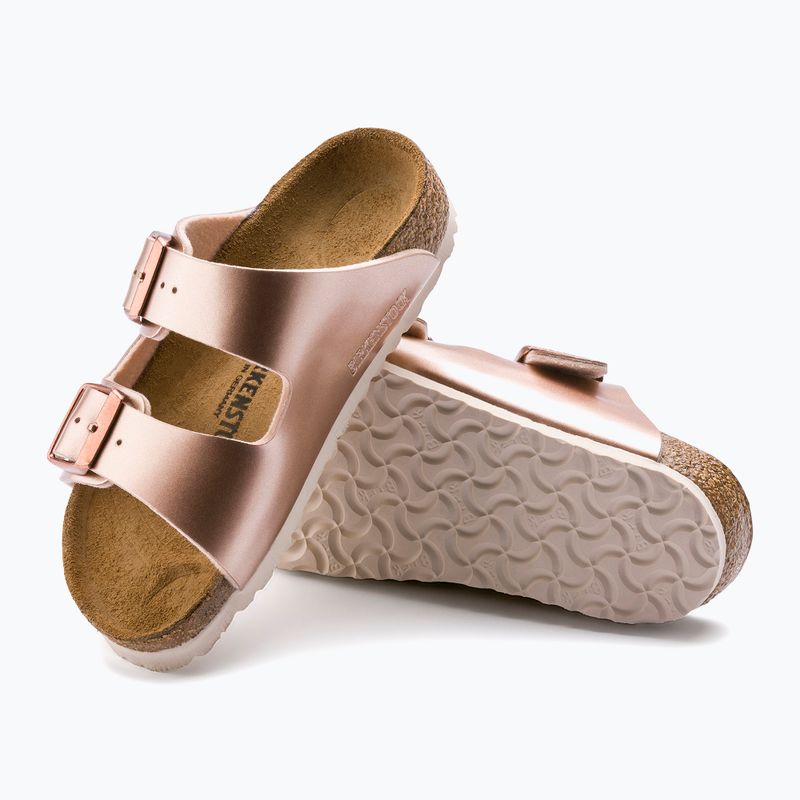 Klapki dziecięce BIRKENSTOCK Arizona BF Narrow electric metallic copper 9