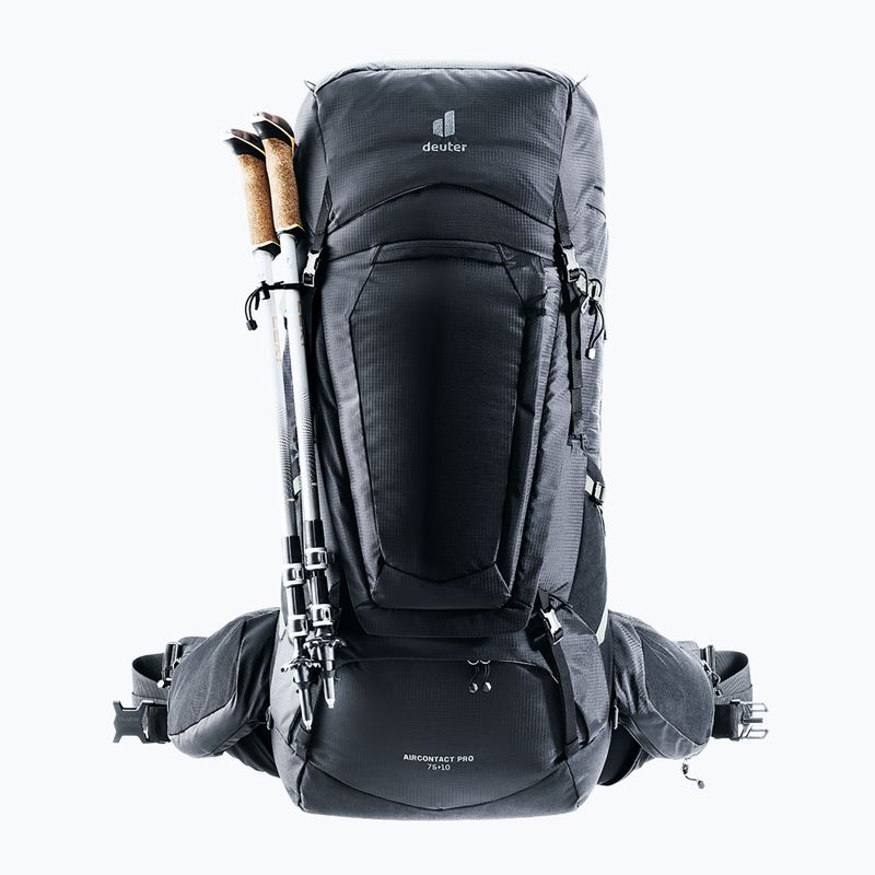 Plecak trekkingowy deuter Aircontact Pro 75 + 10 l black 5