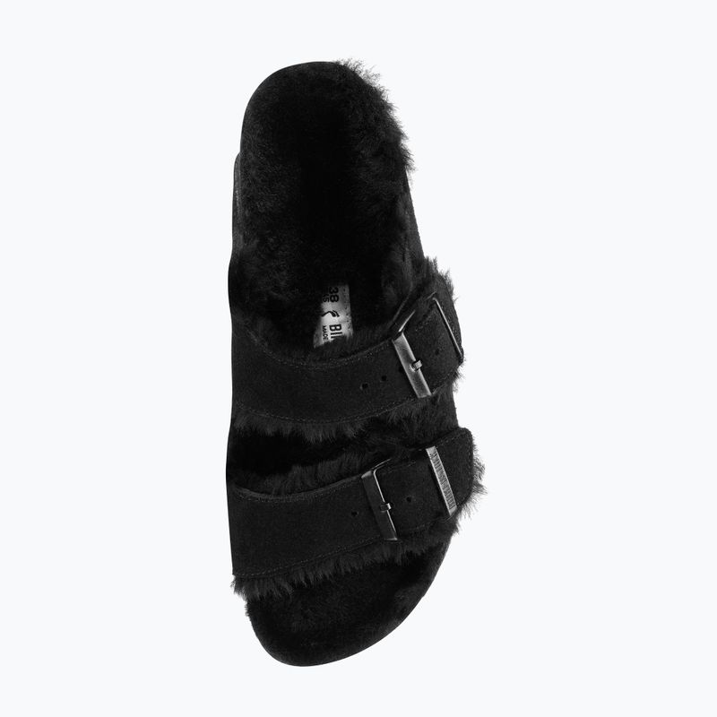 Klapki BIRKENSTOCK Arizona Shearling SL Narrow black 9