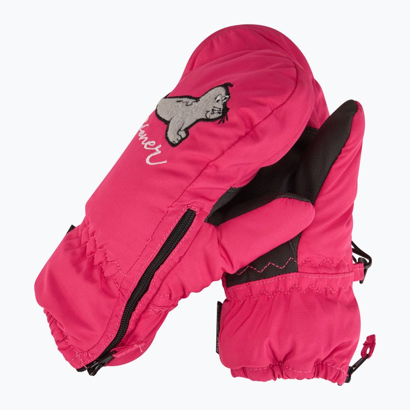 Rękawice narciarskie dziecięce ZIENER LE Zoo Minis pop pink 2