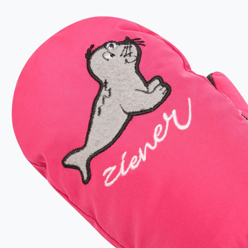 Rękawice narciarskie dziecięce ZIENER LE Zoo Minis pop pink 6