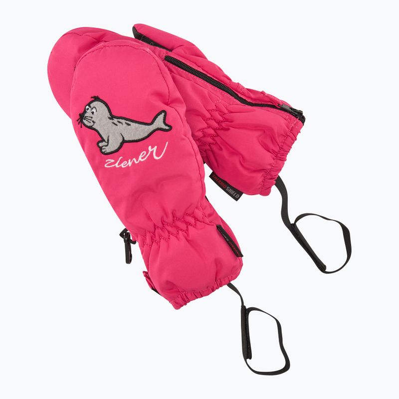 Rękawice narciarskie dziecięce ZIENER LE Zoo Minis pop pink 7