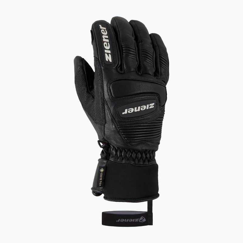 Rękawice narciarskie męskie ZIENER Guard GTX + Gore Grip PR alpine black 9