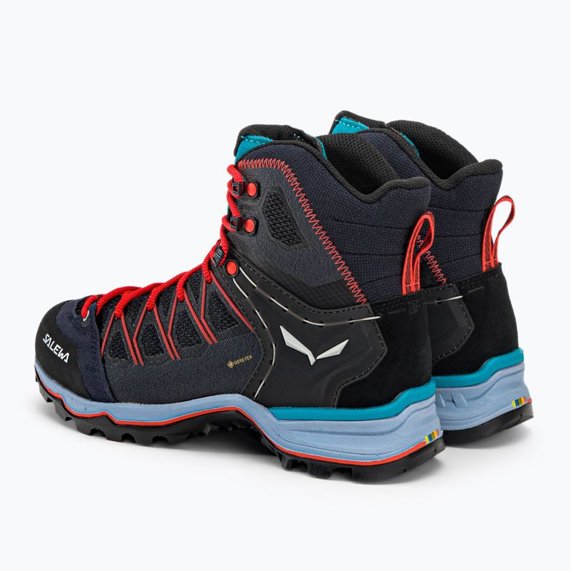 Buty trekkingowe damskie Salewa MTN Trainer Lite Mid GTX premium navy/blue fog 3