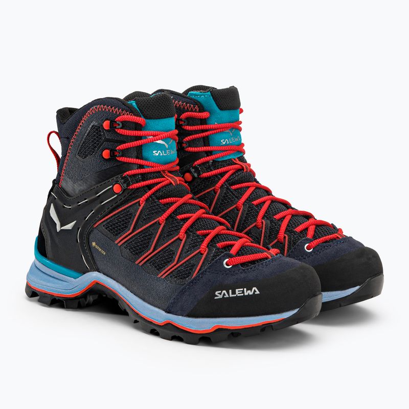 Buty trekkingowe damskie Salewa MTN Trainer Lite Mid GTX premium navy/blue fog 4