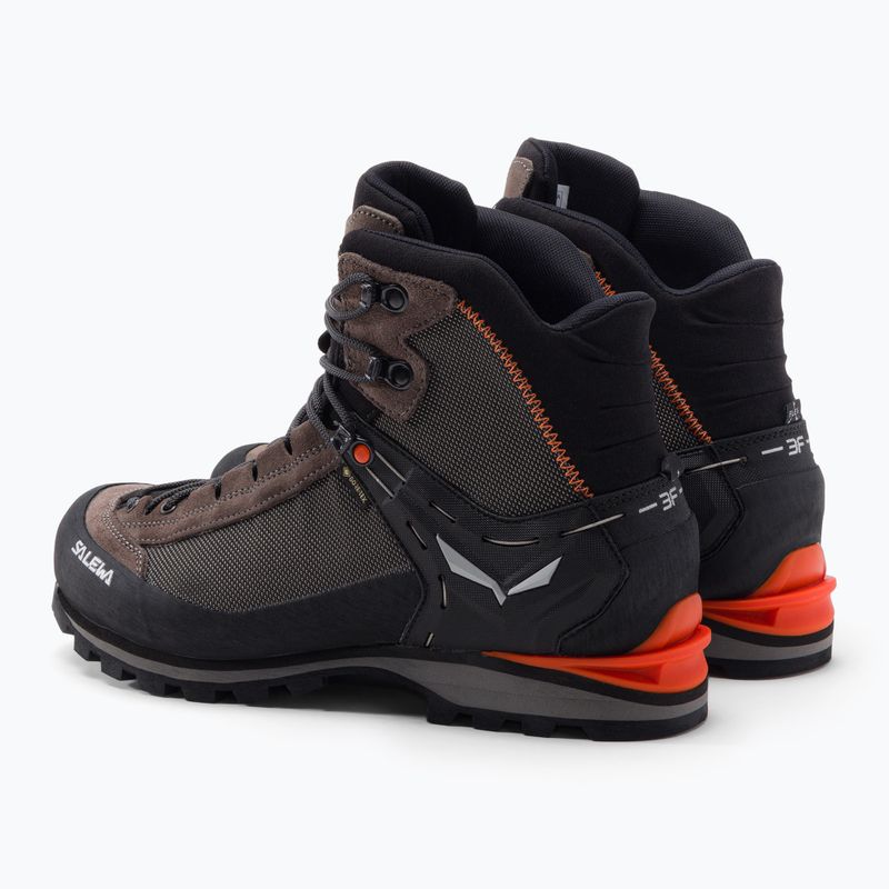 Buty wysokogórskie męskie Salewa Crow GTX wallnut/fluo orange 3