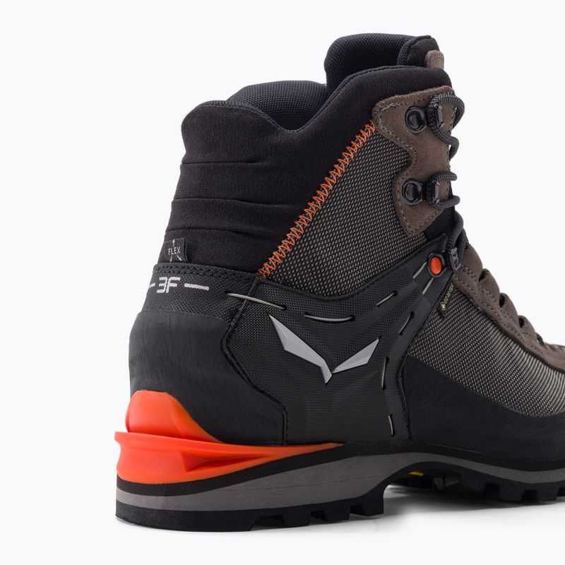 Buty wysokogórskie męskie Salewa Crow GTX wallnut/fluo orange 7