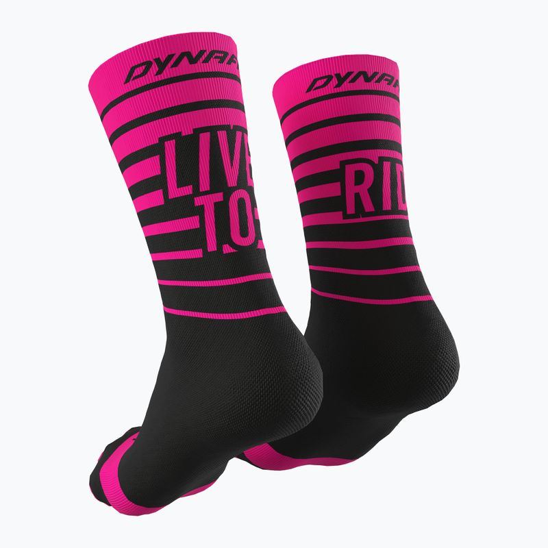 Skarpety DYNAFIT Live To Ride pink glo 2