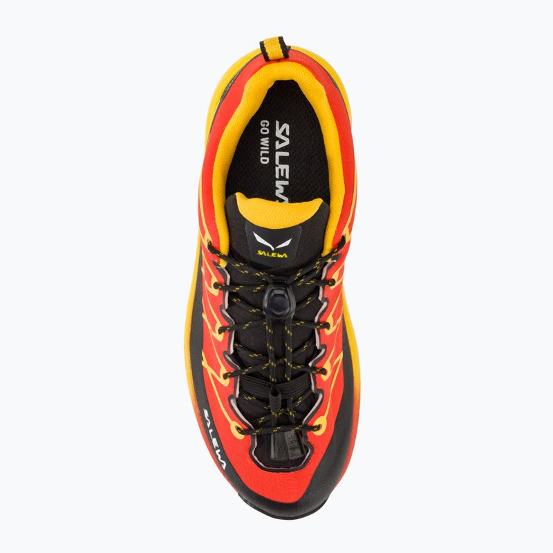 Buty podejściowe dziecięce Salewa Wildfire 2 Ptx red orange/gold 5