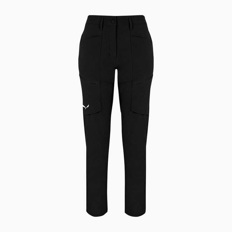 Spodnie softshell damskie Salewa Puez DST Cargo black out 5