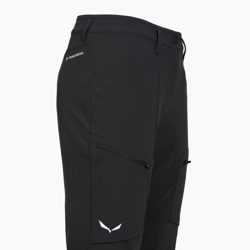 Spodnie softshell damskie Salewa Puez DST Cargo black out 3
