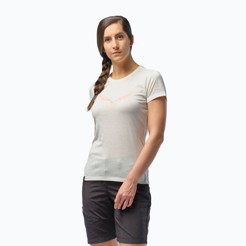 Koszulka damska Salewa Solid Dry white