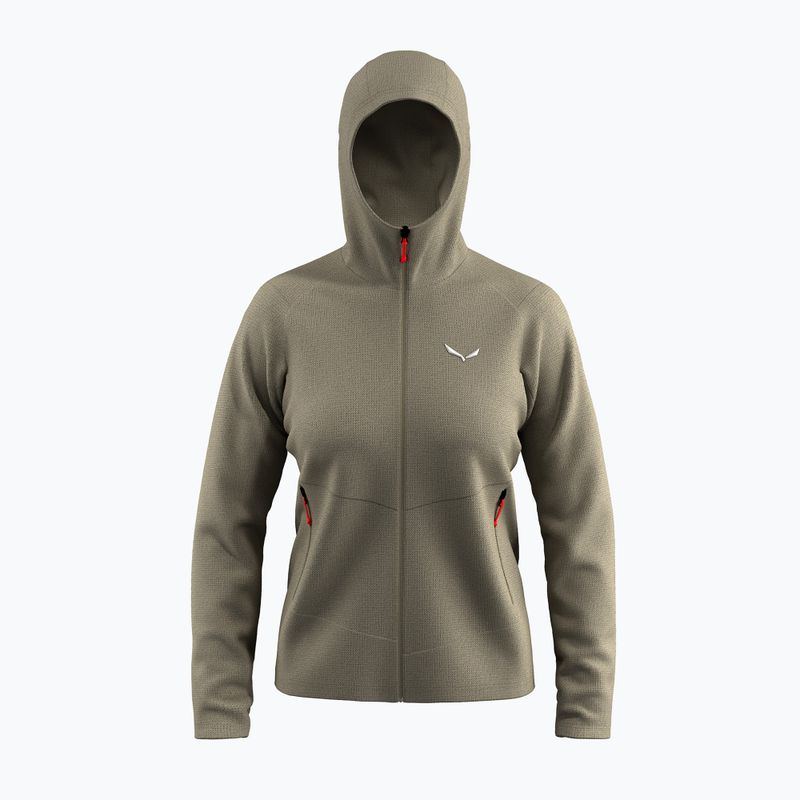 Bluza trekkingowa damska Salewa Puez Rocca Polarlite Hood quicksand 5