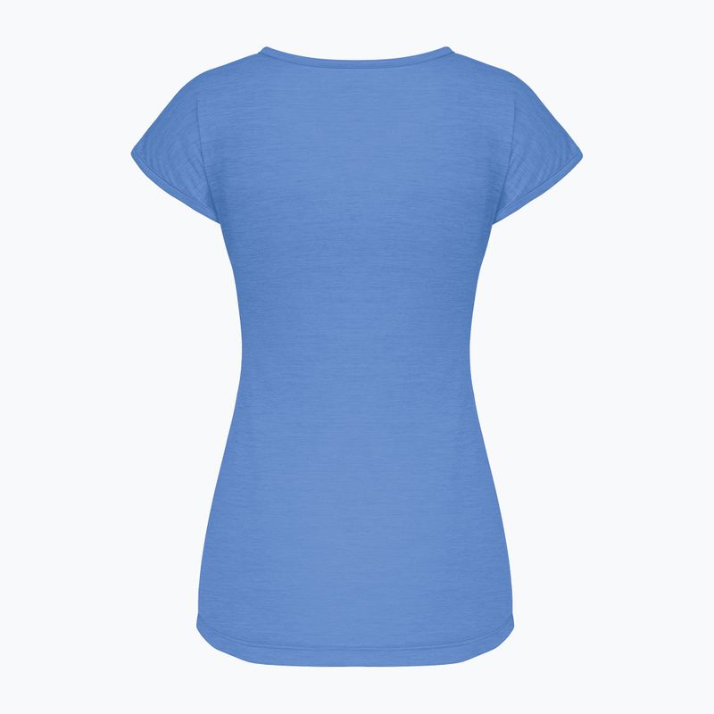 Koszulka trekkingowa damska Salewa Puez Melange Dry morning blue melange 2