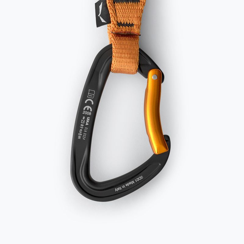Ekspres wspinaczkowy Salewa Ortles Str/Bnt 110 Qd black/orange 3
