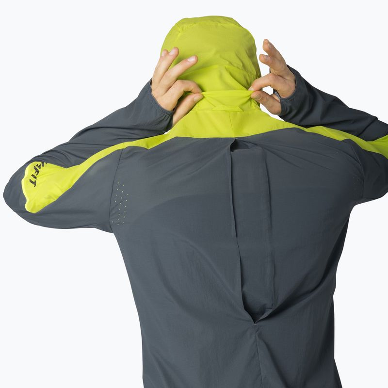 Kurtka do biegania męska DYNAFIT Alpine Wind ultra yellow 4