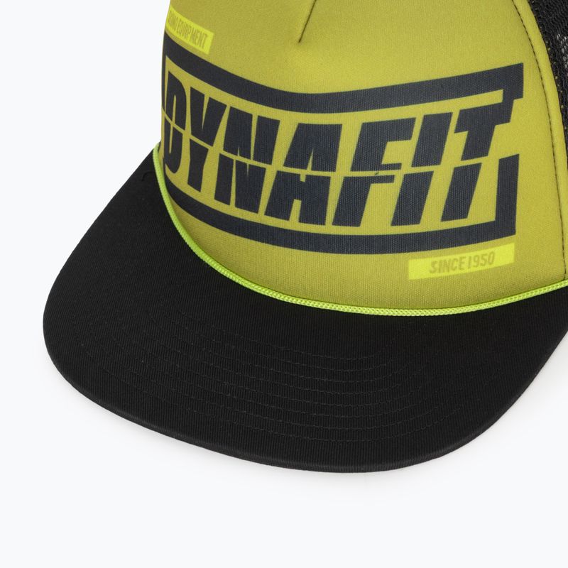 Czapka z daszkiem DYNAFIT Graphic Trucker golden lime/tabloid 3