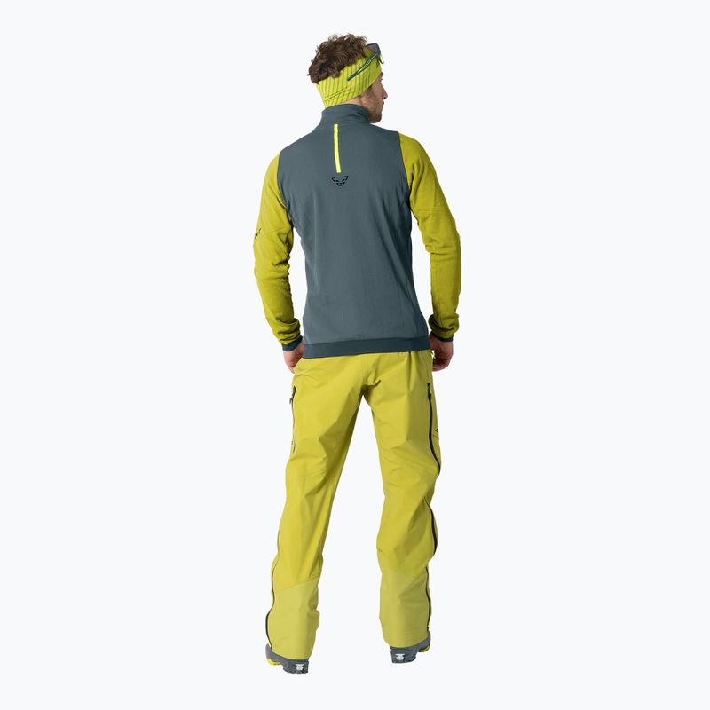 Bluza skiturowa męska DYNAFIT Blacklight Thermal 1/2 Zip golden lime 3