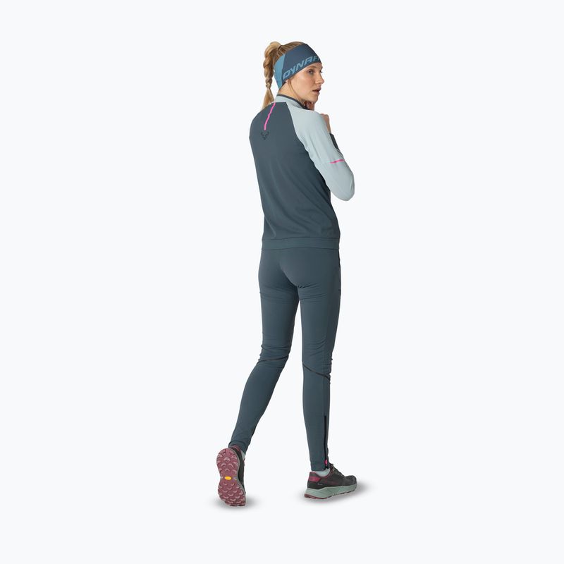 Bluza do biegania damska DYNAFIT Alpine 1/2 Zip Tee cloud blue/0720 3